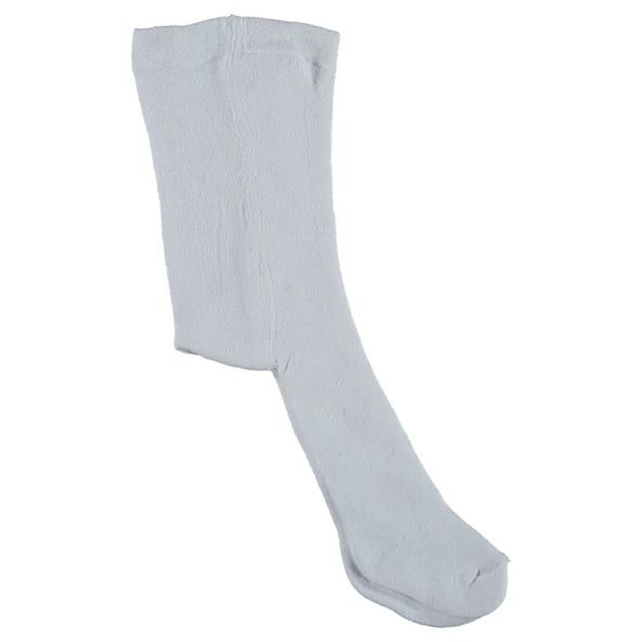 Unisex Beyaz Çift Katlı Havlu Külotlu Çorap ürün görseli 1