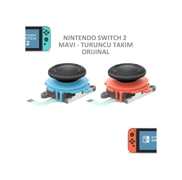Nintendo Switch 2 NS2 Joystick (Joycon) Analog Stick V2 Sağ Sol Takım ürün görseli 1