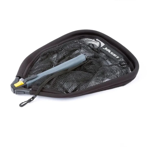 Shimano YASEI Single hand rubber net Foldable - Floating - Resim 2