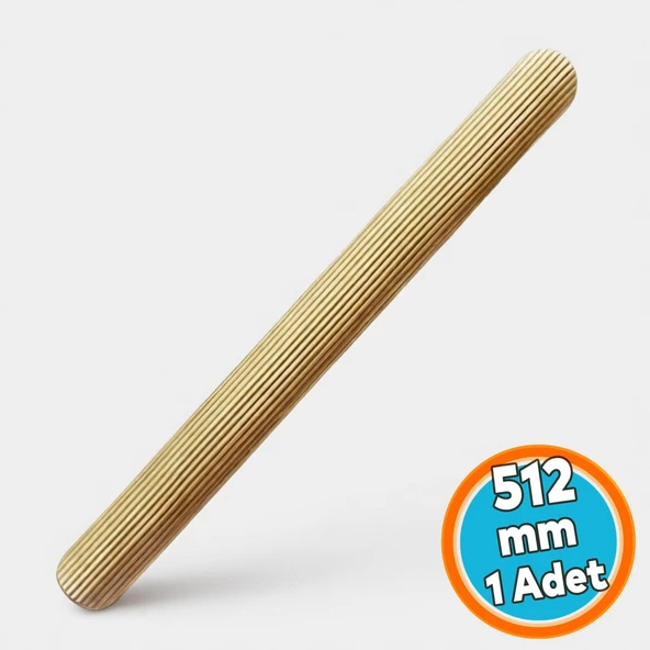 Dolap Gardırop Mutfak Banyo Kulbu Modern Tasarım Altın Çizgili Kulp 512 mm Uzun Metal ürün görseli 1