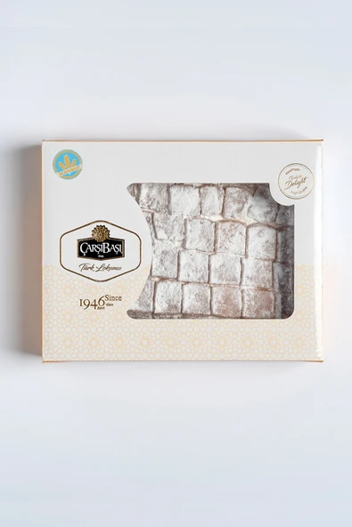 Glutensiz Sade Lokum 900 Gram - Resim 3