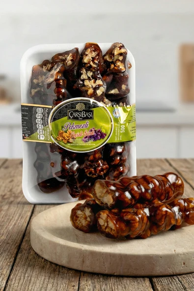 Glutensiz Pekmezli Cevizli Sucuk 500 Gram ürün görseli 1
