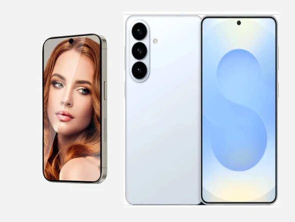 Samsung Galaxy S26 ile Uyumlu Ayna (Mirror) 9H Kırılmaz Nano Ekran Koruyucu | Ekran Kapalıyken Ayna ürün görseli 1