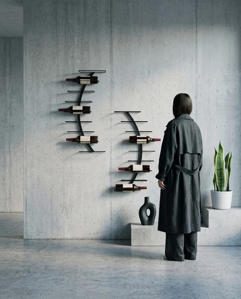 DEKOMODERN Orbit Şarap Rafı - Resim 3