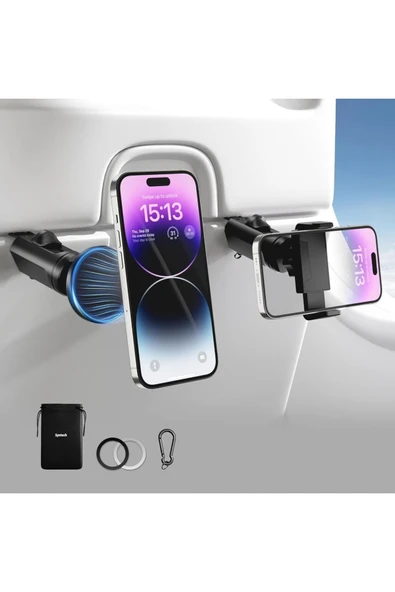 2’si 1 Arada Manyetik Uçak Telefon Tutucu, 360° Döner, Evrensel F100 ürün görseli 1