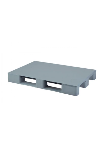 Aslan Ticaret 80*120*15 cm GRİ PLASTİK PALET ürün görseli 1
