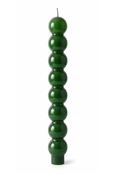 Gizemli Home Yeşil Top Şamdan Mumu - Resim 3