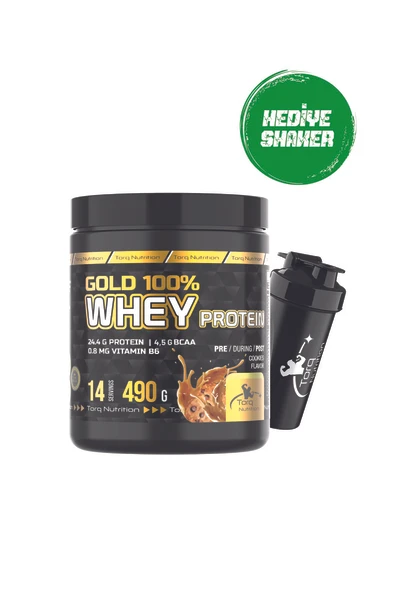 Gold Whey Protein Kurabiye Aromalı 490 gr ürün görseli 1