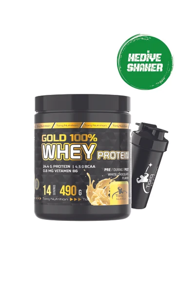 Gold Whey Protein Beyaz Çikolata Aromalı 490 gr ürün görseli 1