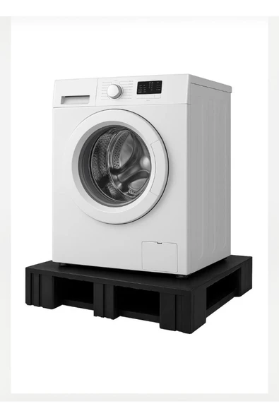 Aslan Ticaret 60 X 80 X 15 CM SİYAH ÜZERİ KAPALI PLASTİK PALET ürün görseli 1