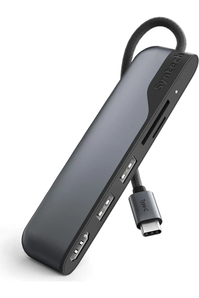 5’i 1 Arada Usb-C – HDMI Adaptör | Sd ve Microsd Kart Okuyuculu Type-C Çoklayıcı ürün görseli 1