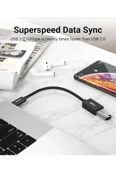 USB C - USB A 3.0 Adaptör OTG Thunderbolt 2'li Paket - Resim 4