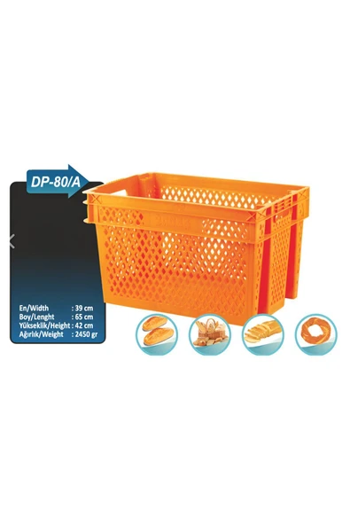 Aslan Ticaret PLASTİK KASA (FIRIN UNLU MAMÜLLER GRUBU) ürün görseli 1
