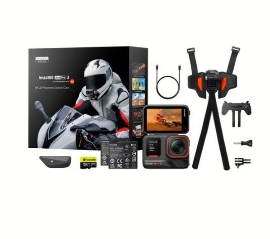 Insta360 Ace Pro 2 Aksiyon Kamerası Motorcycle Bundle ürün görseli 1
