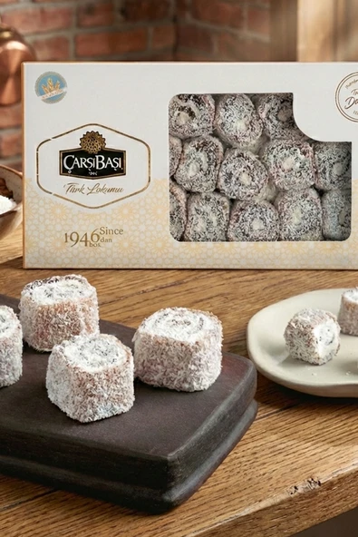 Glutensiz Kakaolu Sarma Lokum 500 Gram ürün görseli 1