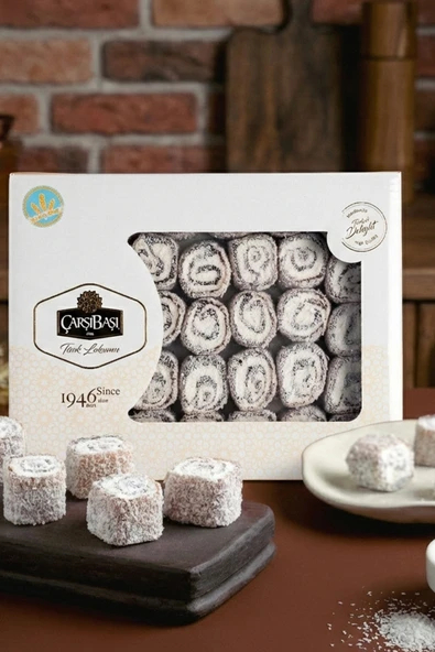 Glutensiz Kakaolu Sarma Lokum 900 gram ürün görseli 1