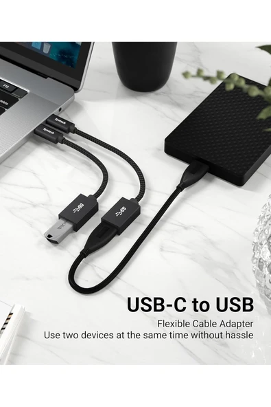 USB C - USB A 3.0 Adaptör OTG Thunderbolt 2'li Paket - Resim 6