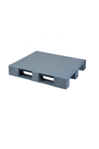 Aslan Ticaret 80*120*15 cm GRİ PLASTİK PALET ürün görseli 1