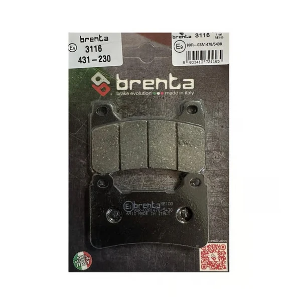 [BRENTA ORGANİK FT 3116 FREN BALATA] ürün görseli 1