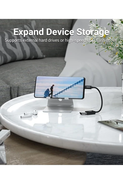 USB C - USB A 3.0 Adaptör OTG Thunderbolt 2'li Paket - Resim 2