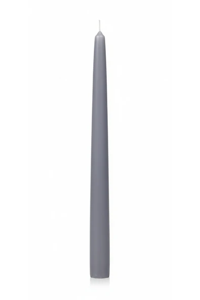 Gizemli Home 3Lü Gri Şamdan Mum - Resim 2