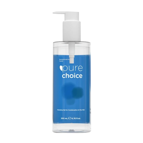 Pure Choice Karma ve Yağlı Ciltler için Temizleme jeli 200 ml ürün görseli 1