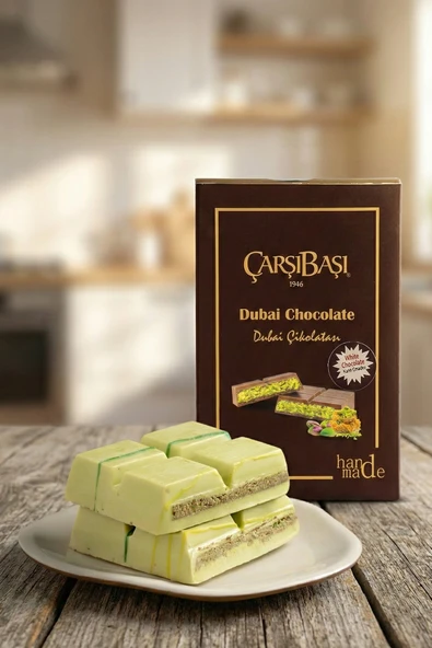 Beyaz Çikolatalı Dubai Çikolatası 195 Gr ürün görseli 1