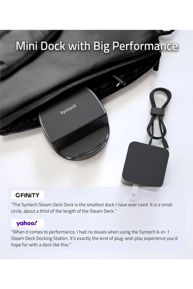 Mini Dock 6’sı 1 Arada Steam Deck/OLED/ROG Ally Uyumlu M50 - Resim 4