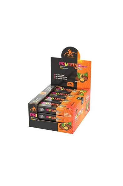 Pre-Workout Bar Fındık (50 gr x 12 Adet) ürün görseli 1