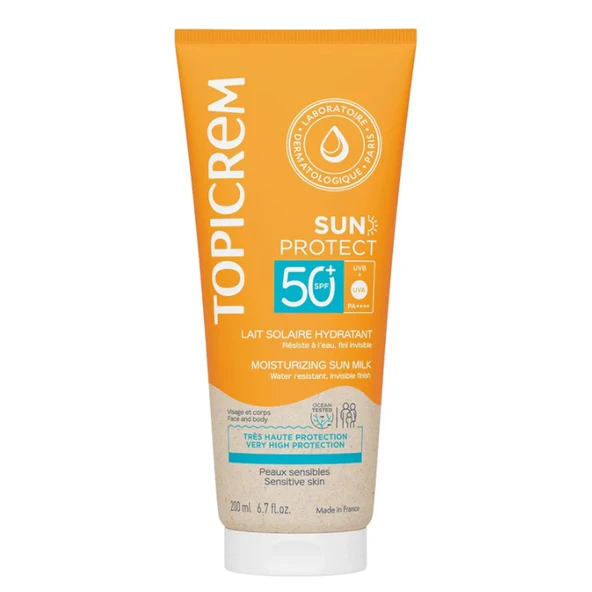 Topicrem Sun Protect Spf 50 Moisturizing Sun Milk 200 ml ürün görseli 1