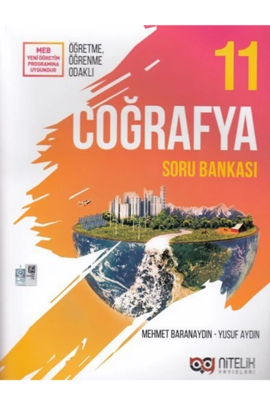 Nitelik 11. Sınıf Coğrafya Soru Bankası ürün görseli 1