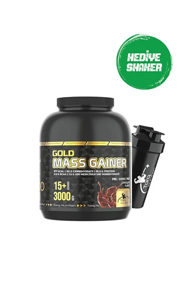 Torq Nutrition Gold Mass Gainer Karbonhidrat Tozu 3000 gr - Çikolata Aromalı ürün görseli 1
