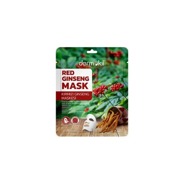 Dermokil Kırmızı Ginseng Kağıt Maske 20 g ürün görseli 1