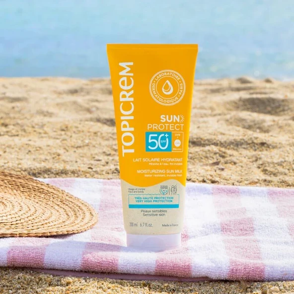 Topicrem Sun Protect Spf 50 Moisturizing Sun Milk 200 ml - Resim 5