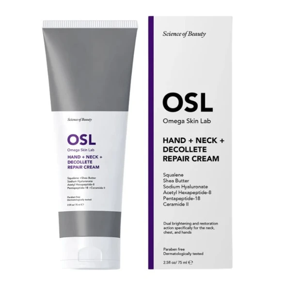 Osl Omega Skin Lab Hand + Neck + Decollete Repair Cream 75 ml ürün görseli 1