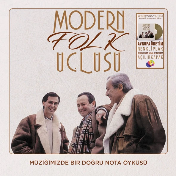 Modern Folk Üçlüsü Müziğimizde Bir Doğru Nota Öyküsü - Renkli Plak ürün görseli 1