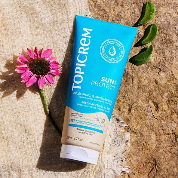 Topicrem Sun Protect Fresh After-Sun Gel 200 ml - Resim 3