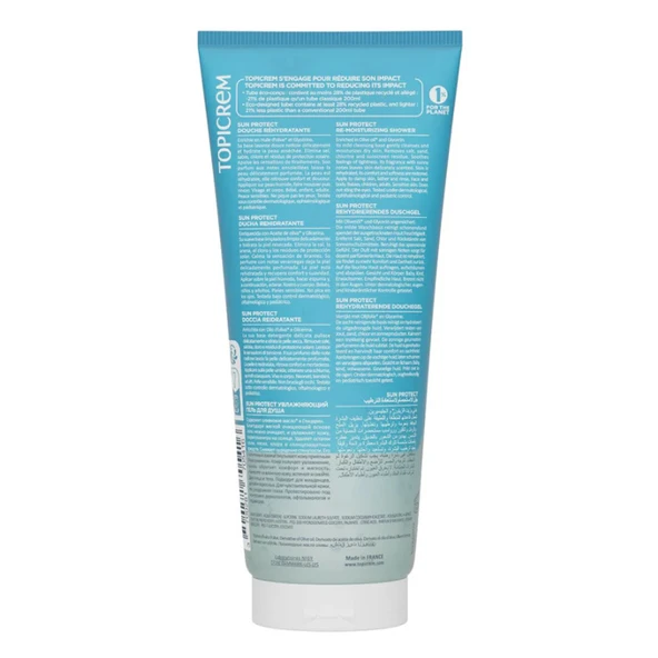 Topicrem Sun Protect Re-Moisturizing Shower 200 ml - Resim 2