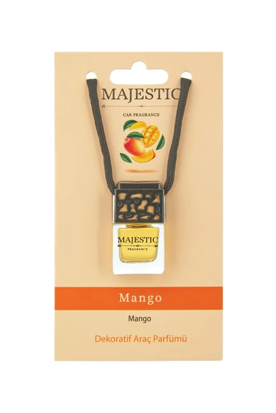 MAJESTİC OTO KOKUSU MANGO 7 ML - DEKORATİF ARAÇ PARFÜMÜ ürün görseli 1