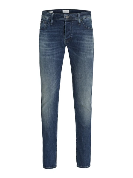 JACK JONES Glenn Model Erkek Dar Kesim Kot Pantolon 12278144 ürün görseli 1