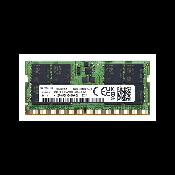 Samsung SAMSO5600/32, 32GB, DDR5, 5600MHz,  CL46, 1.1V Notebook Ram (M425R4GA3BB0-CWW0L) ürün görseli 1