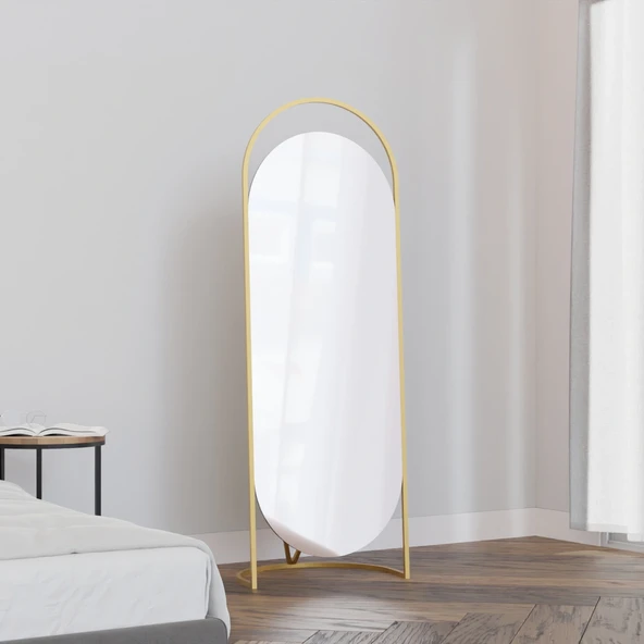 DEKOMODERN Folded Gold Ayna ürün görseli 1