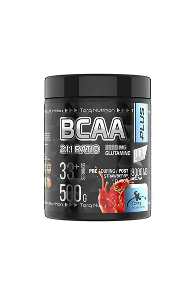 Torq Nutrition Bcaa 500 gr (BCAA - L-GLUTAMİNE) Çilek Aromalı ürün görseli 1
