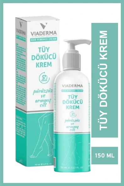 Viaderma Tüy Dökücü Krem 150 ml - Tüm Cilt Tiplerine Uygun, Pratik Kullanım ürün görseli 1