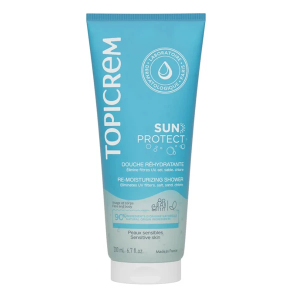 Topicrem Sun Protect Re-Moisturizing Shower 200 ml ürün görseli 1