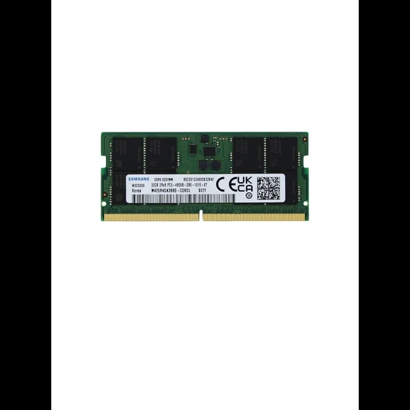 Samsung SAMSO4800/32, 32GB, DDR5, 4800MHz,  CL46, 1.1V Notebook Ram (M425R4GA3BB0-CQKOD) ürün görseli 1
