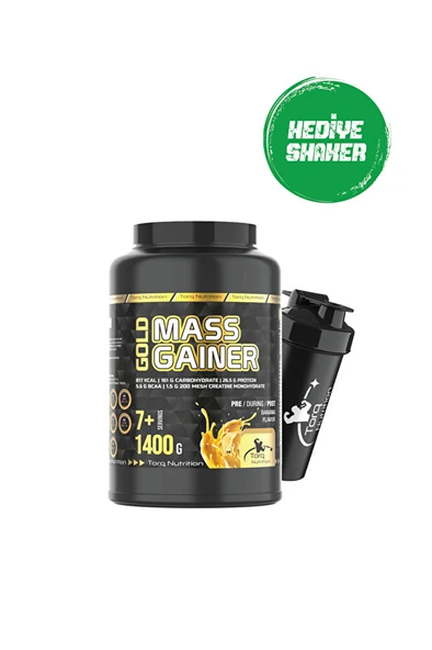 Torq Nutrition Gold Mass Gainer Karbonhidrat Tozu 1400 gr - Muz ürün görseli 1