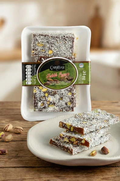 Glutensiz Antep Fıstıklı Yaprak Cezerye 350 Gram ürün görseli 1