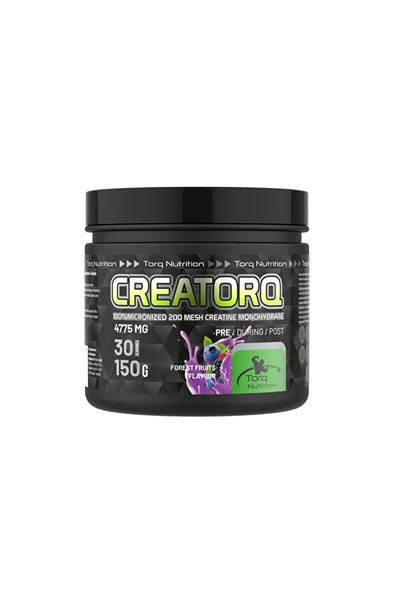 Torq Nutrition Creatorq %100 Micronized Creatine Monohydrate 150 gr Orman Meyveli ürün görseli 1