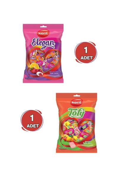 Elegan ve Tofy Bayram Şekeri (375 Gr x 2 Adet) ürün görseli 1